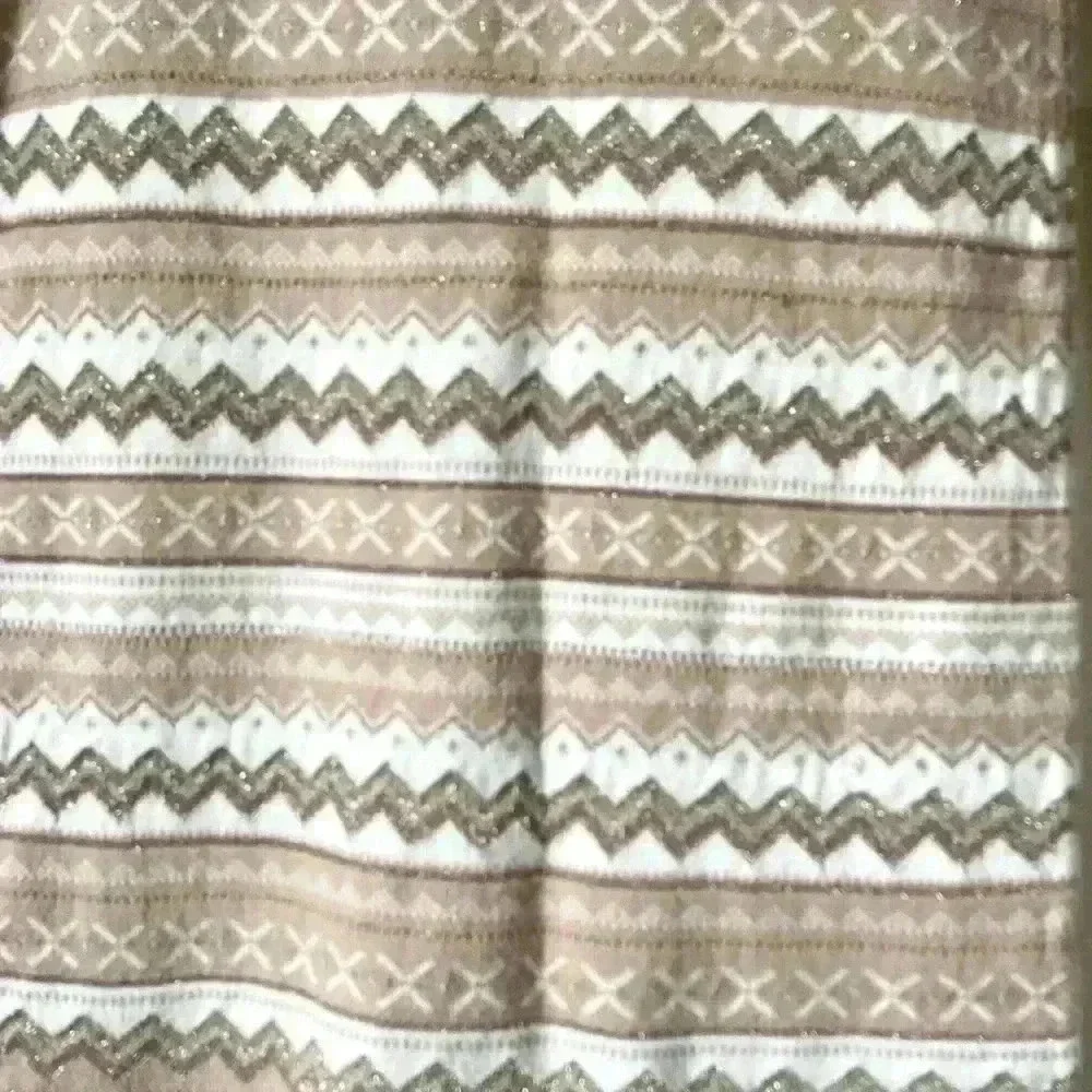 Children place girls gold and cream striped sweater dress Size 7/8 M - Picture 5 of 6